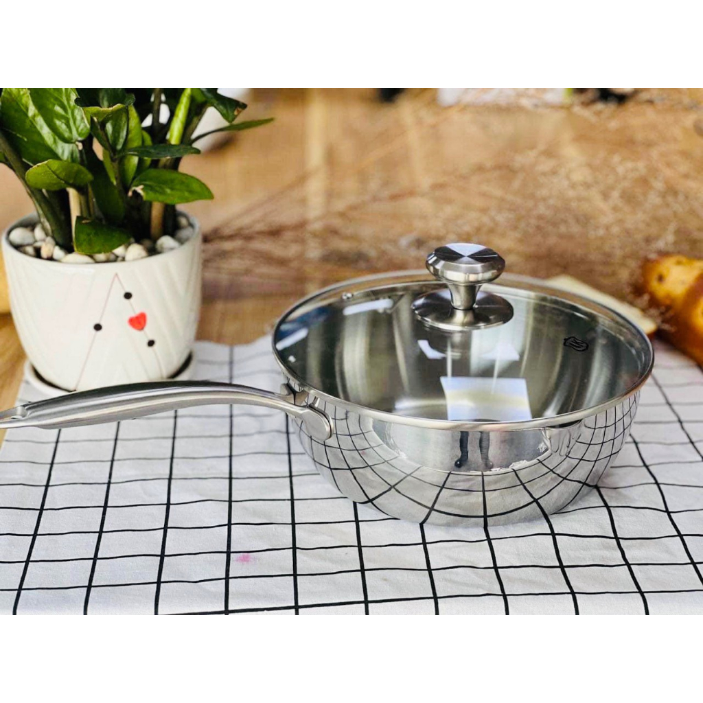 CHẢO LUNKAI SÂU LÒNG LẠI CÒN KÈM VUNG VỪA LÀM CHẢO VỪA LÀM NỒI