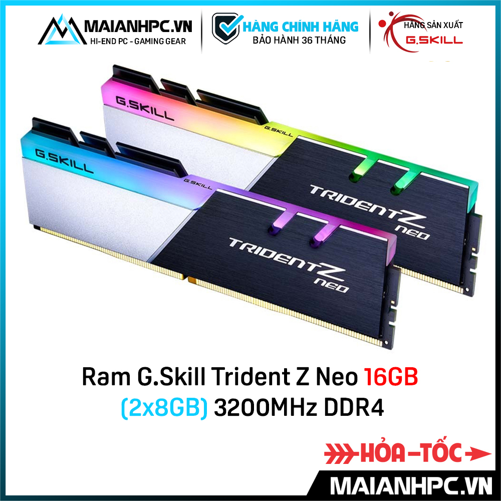 Ram G.Skill Trident Z Neo 16GB (2x8GB) 3200MHz DDR4