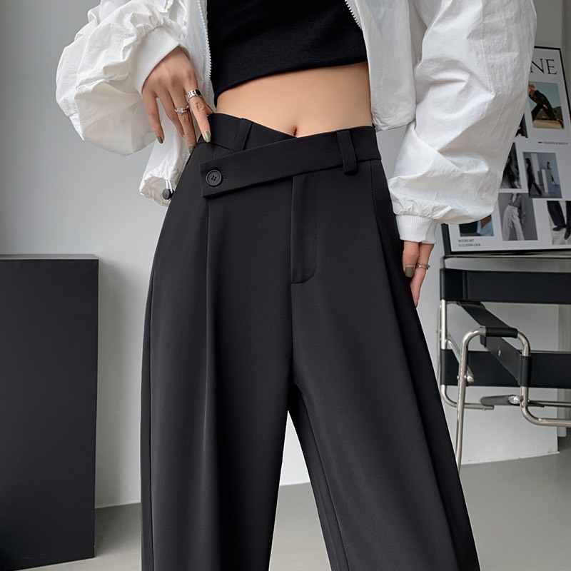 Quần sông dài ống đứng ulzzang Chất không nhàu, dày nhưng mát Hari GenZ 345 P13K2