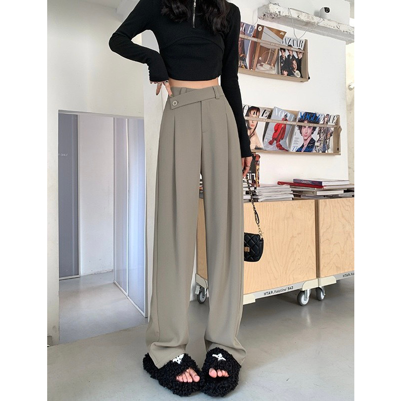 Quần sông dài ống đứng ulzzang Chất không nhàu, dày nhưng mát Hari GenZ 345 P13K2