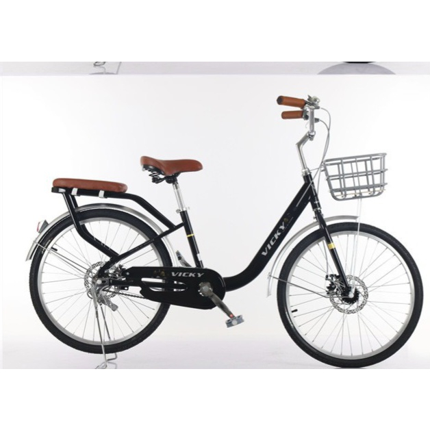 Xe đạp mini nữ Vicky YG 24 inch - 26 inch phanh đĩa