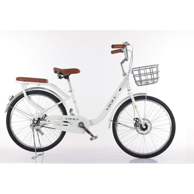 Xe đạp mini nữ Vicky YG 24 inch - 26 inch phanh đĩa