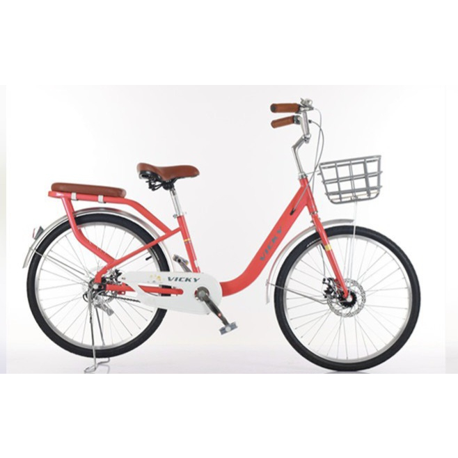 Xe đạp mini nữ Vicky YG 24 inch - 26 inch phanh đĩa