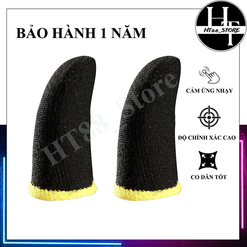 Bao ngón tay chơi game điện thoại sợi carbon chống trượt thoáng khí
