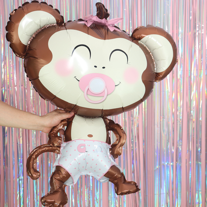 Bóng bay hình con khỉ 60cm
