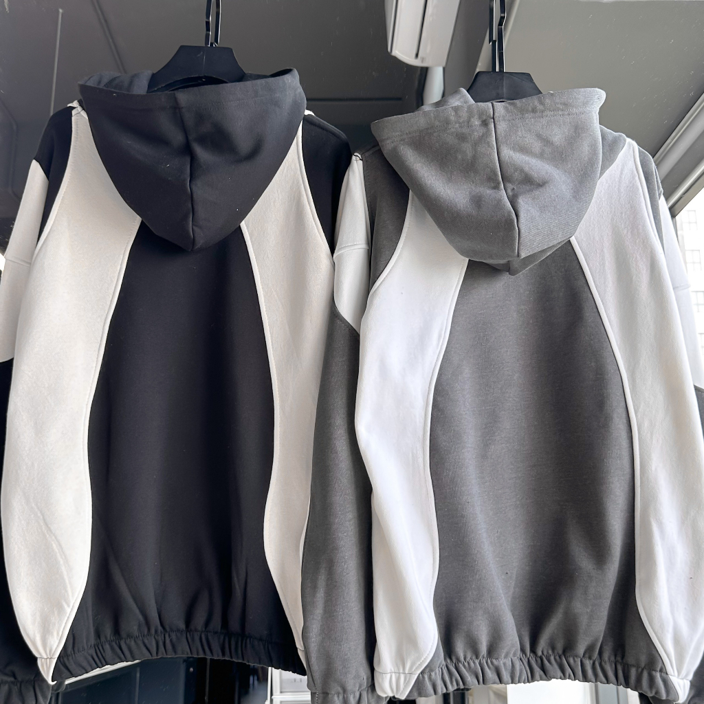 Áo khoác Hoodie Zip Vải nỉ bông form rộng dày dặn Tuni Store