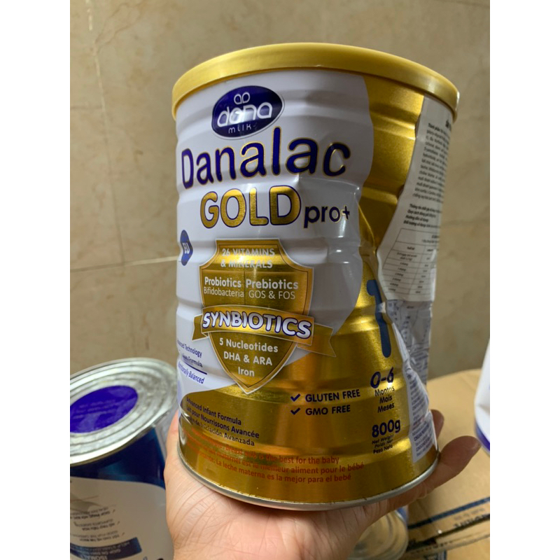 Sữa Danalac Gold số 1 lon to 800g date thang 12/2023 sữa mát tăng cân