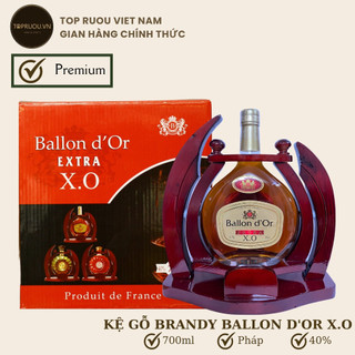 Kệ gỗ brandy xo ballon d'or - 700ml - nhập khẩu pháp