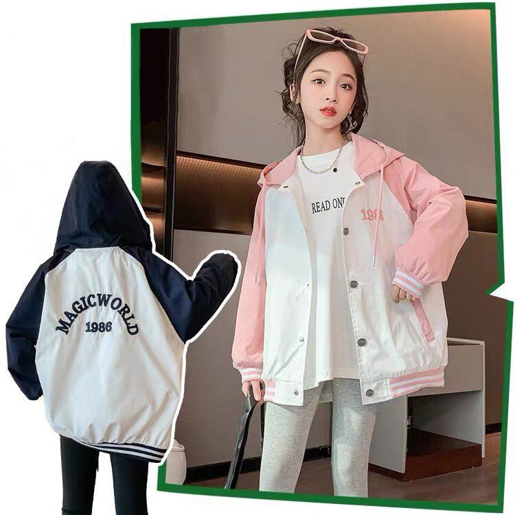 Áo khoác cho bé gái size đại thời trang trẻ em BEESHOP D23040