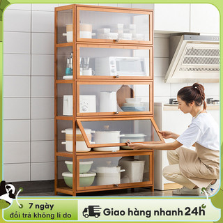 Woodland Tủ  đựng đồ nhà bếp nhiều Tủ trưng bày trong suốt acrylic làm Cửa mở đơn hoặc cửa mở kép