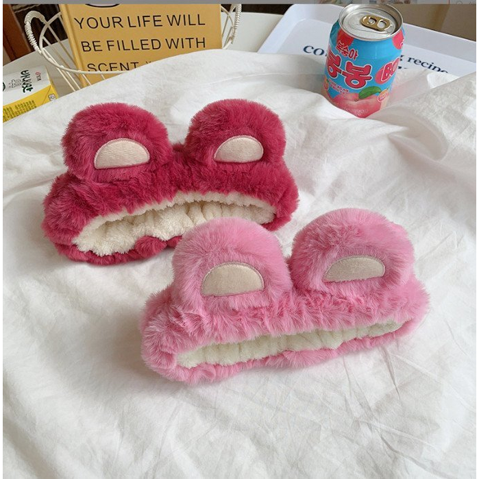 Băng Đô Tóc Lông Mềm Gấu Losto Dễ Thương