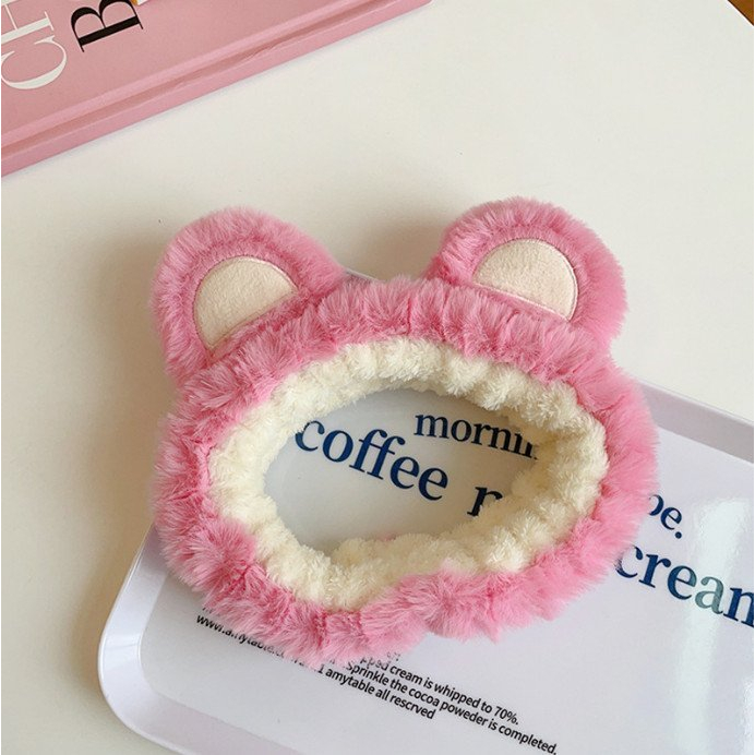 Băng Đô Tóc Lông Mềm Gấu Losto Dễ Thương