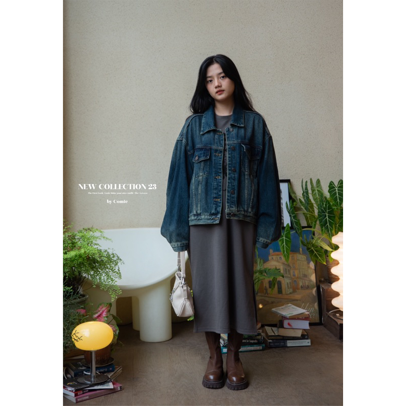 Đầm thun cotton Comic