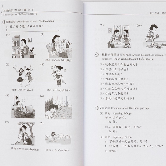 Sách Combo Giáo Trình Hán Ngữ 6 Cuốn Phiên Bản 3 - 2023 Chính Hãng MCBooks