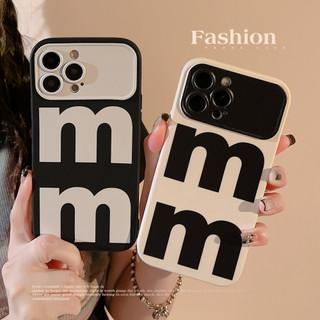 Ốp Điện Thoại iphone chữ M Dành Cho iphone13promax/12/Xs/11/7/8/Plus/Mini/ProMax st1502