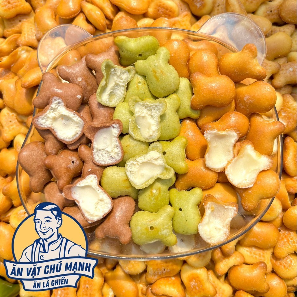 Bánh Gấu Nhân Kem