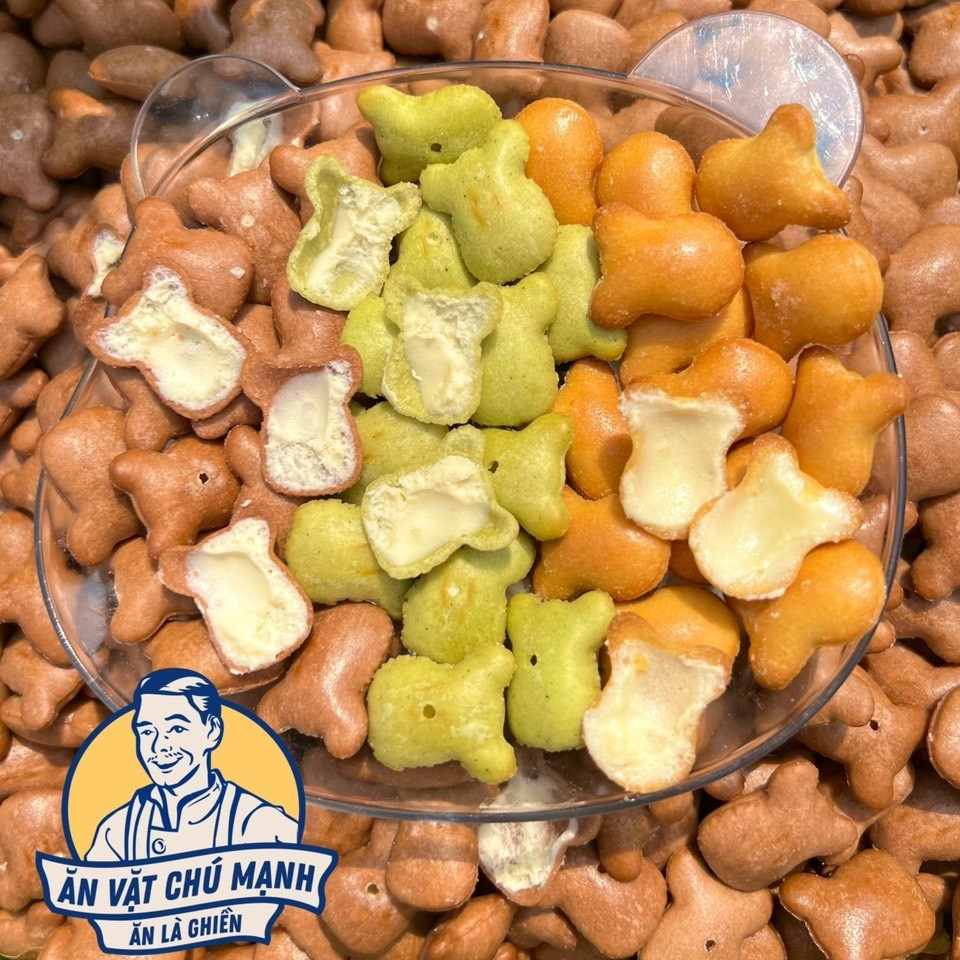 Bánh Gấu Nhân Kem