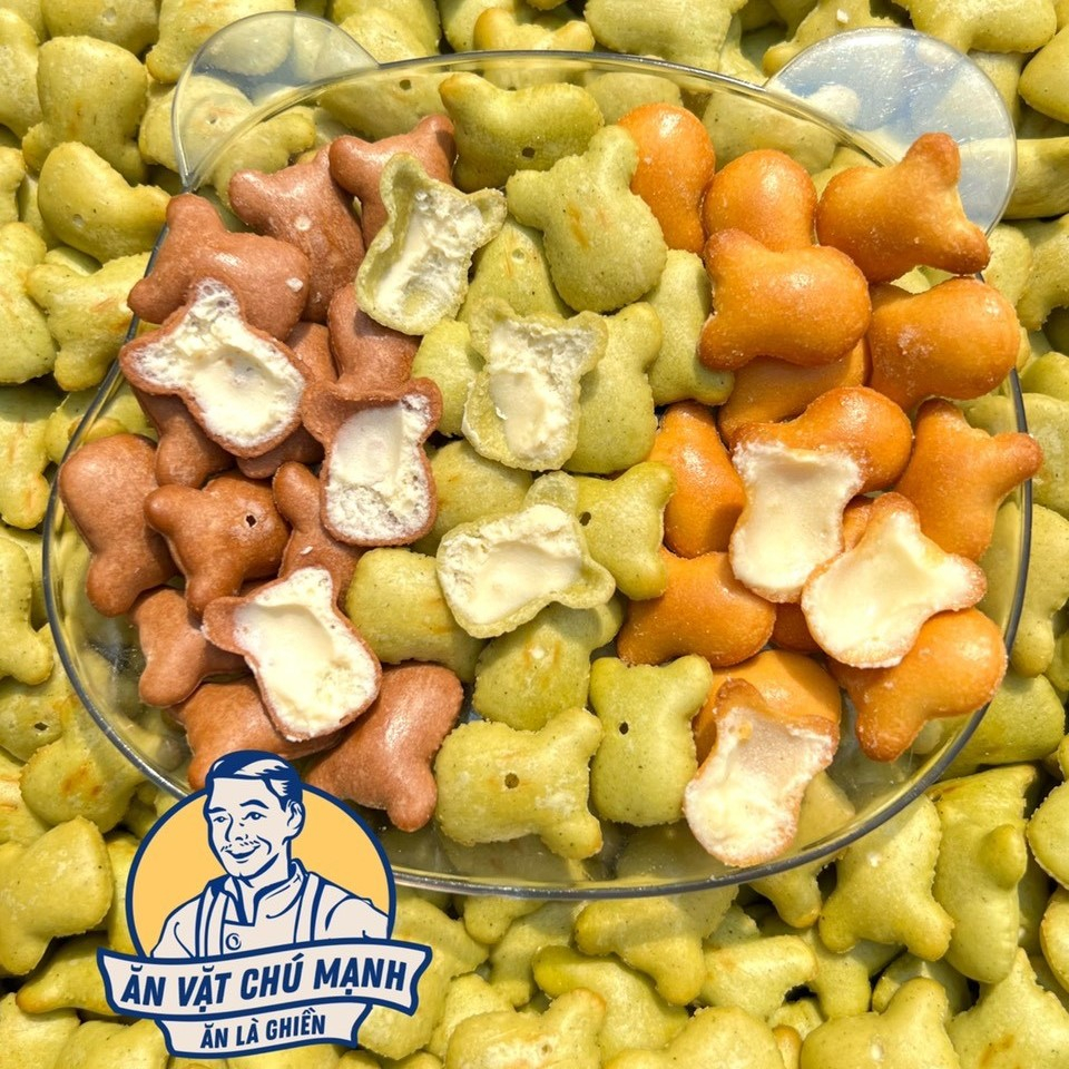 Bánh Gấu Nhân Kem