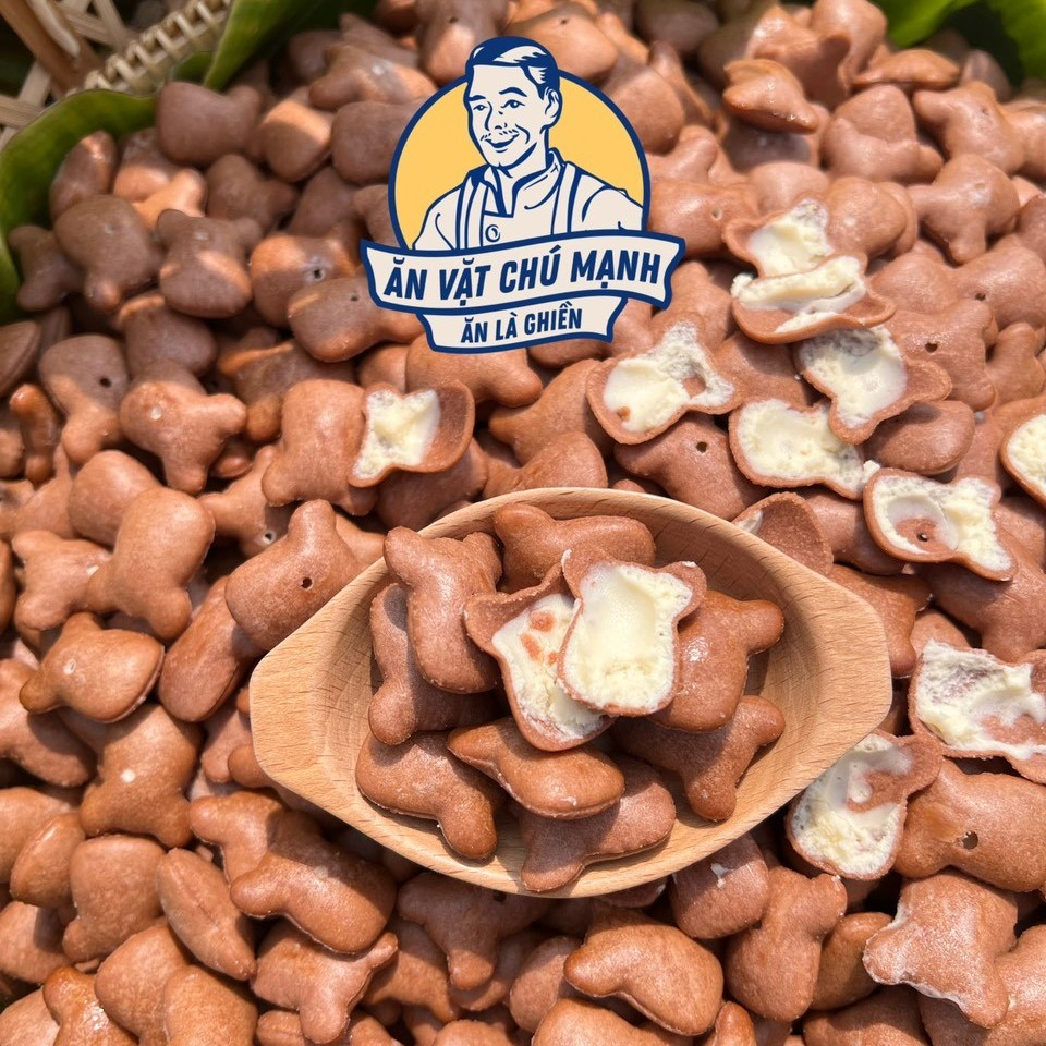 Bánh Gấu Nhân Kem