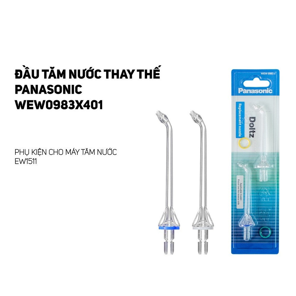 Đầu Tăm nước Thay Thế Panasonic WEW0983X401 – Phụ kiện cho máy tăm nước EW1513/EW1511 - Hàng Chính Hãng