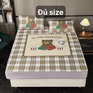 Chiếu điều hoà cao su non bo chun chắc chắn dành cho đệm cao 15cm , 20cm , 25cm , 30cm