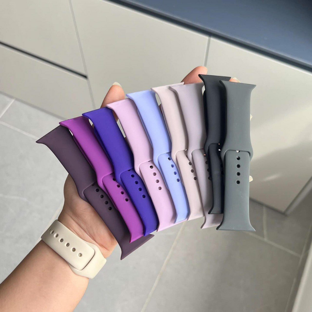 Dây Silicon chống bẩn, chống nước cho đồng hồ iWatch 49mm 45mm 44mm 42mm 41mm 40mm 38mm