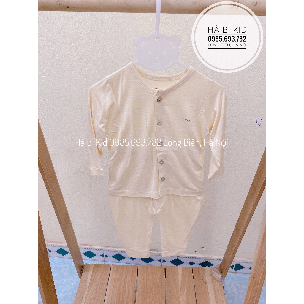 Bộ quần áo NOUS dài thu đông chất liệu peptit cho bé trai bé gái