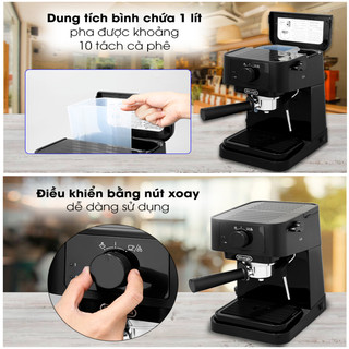Máy pha cà phê Espresso Delonghi EC235.BK - BẢO HÀNH 12 THÁNG