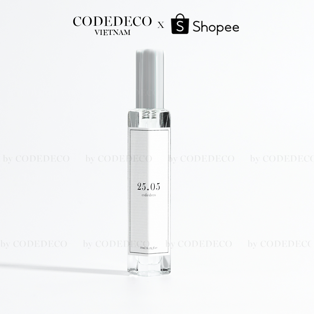 Tinh dầu thơm CODEDECO 25.05 nữ tính, trẻ trung, tươi mới - 10ml