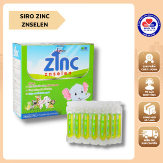 Siro zinc znselen bổ sung kẽm, giúp trẻ ăn ngon, cải thiện biếng ăn, tăng sức đề kháng, tiêu hóa tốt