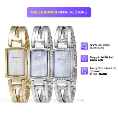 Đồng hồ nữ Romanson RM6A10 mặt kính Mineral, chịu nước 3 ATM, dây thép đeo tay cao cấp thời trang, tinh tế