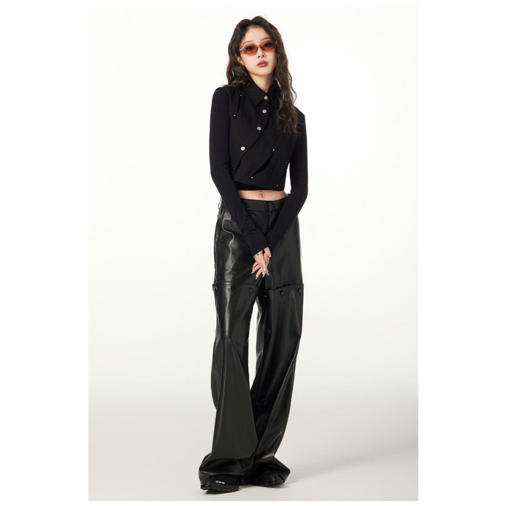 Áo Croptop Dài Tay Thu Đông Siêu Xinh Siêu Cá Tính