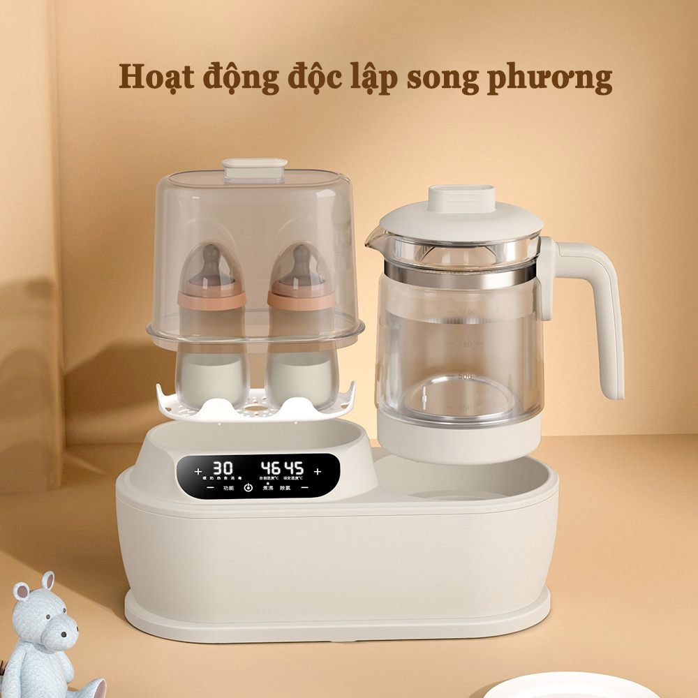 Máy hâm sữa đa năng Máy tiệt trùng bình sữa Máy đun nước Ấm nấu nước cho bé giữ ấm bình sữa,hâm sữa,nước ấm, khử clo