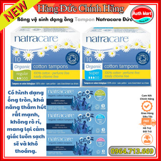 Băng vệ sinh dạng ống Tampon Natracare Đức