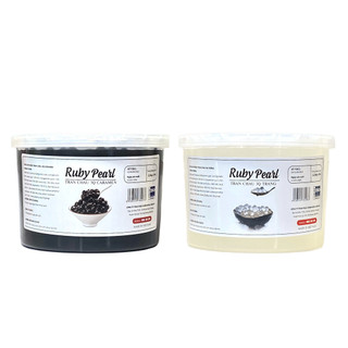 Trân châu 3Q Ruby Pearl Cao Cấp - Hộp 2.2KG - Hương Vị Truyền Thống