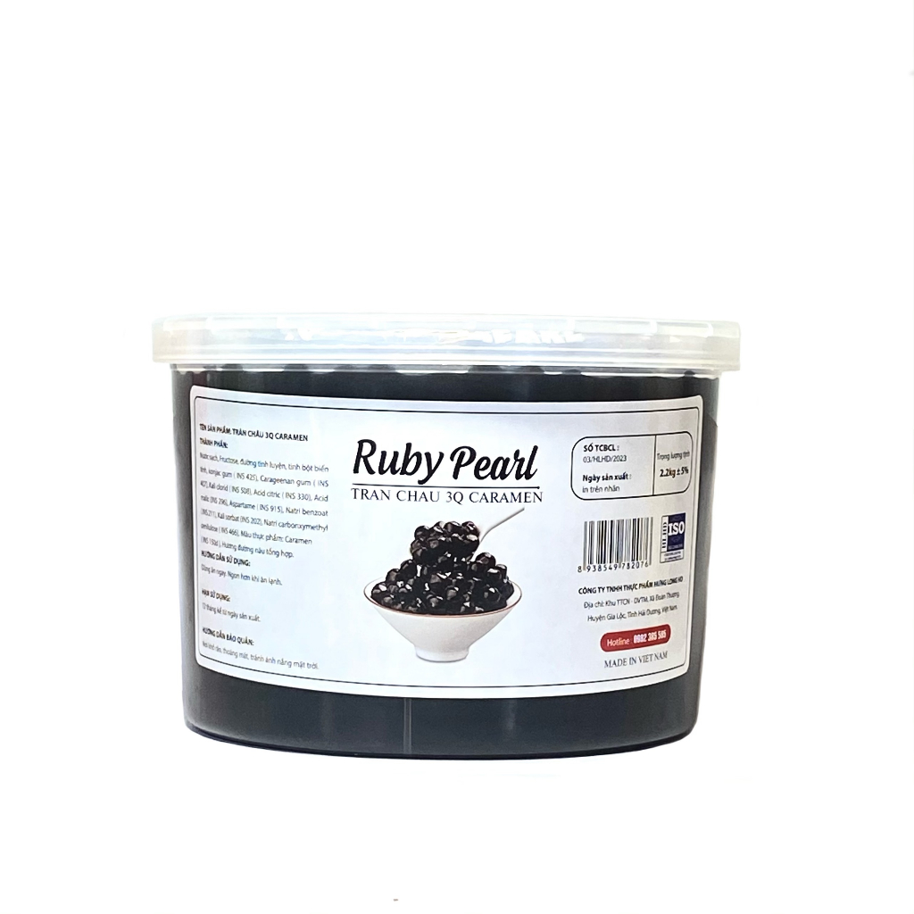 Trân châu 3Q Puby pearl loại hộp khối lượng 2,3kg