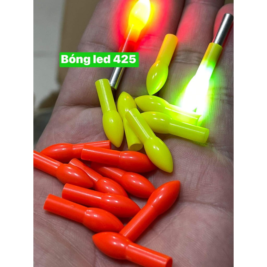 Bóng led 425 siêu sáng, nhẹ, sáng ổn định câu cá, bền, tiết kiệm pin