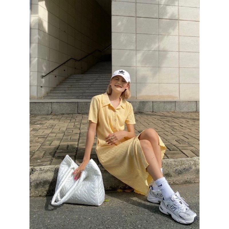 Đầm sơ mi dài midi MIEU