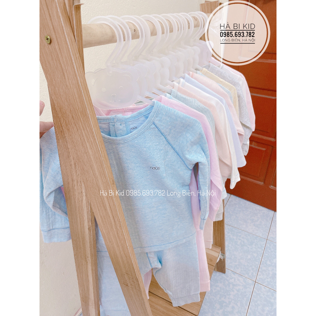 Bộ quần áo NOUS dài thu đông chất liệu peptit cho bé trai bé gái