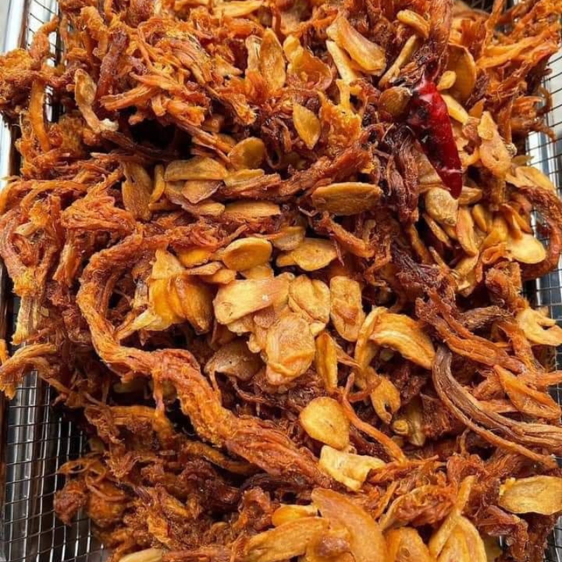 Khô heo, Khô lợn cháy tỏi 300g Đồ ăn vặt ngon, sạch, ATVSTP