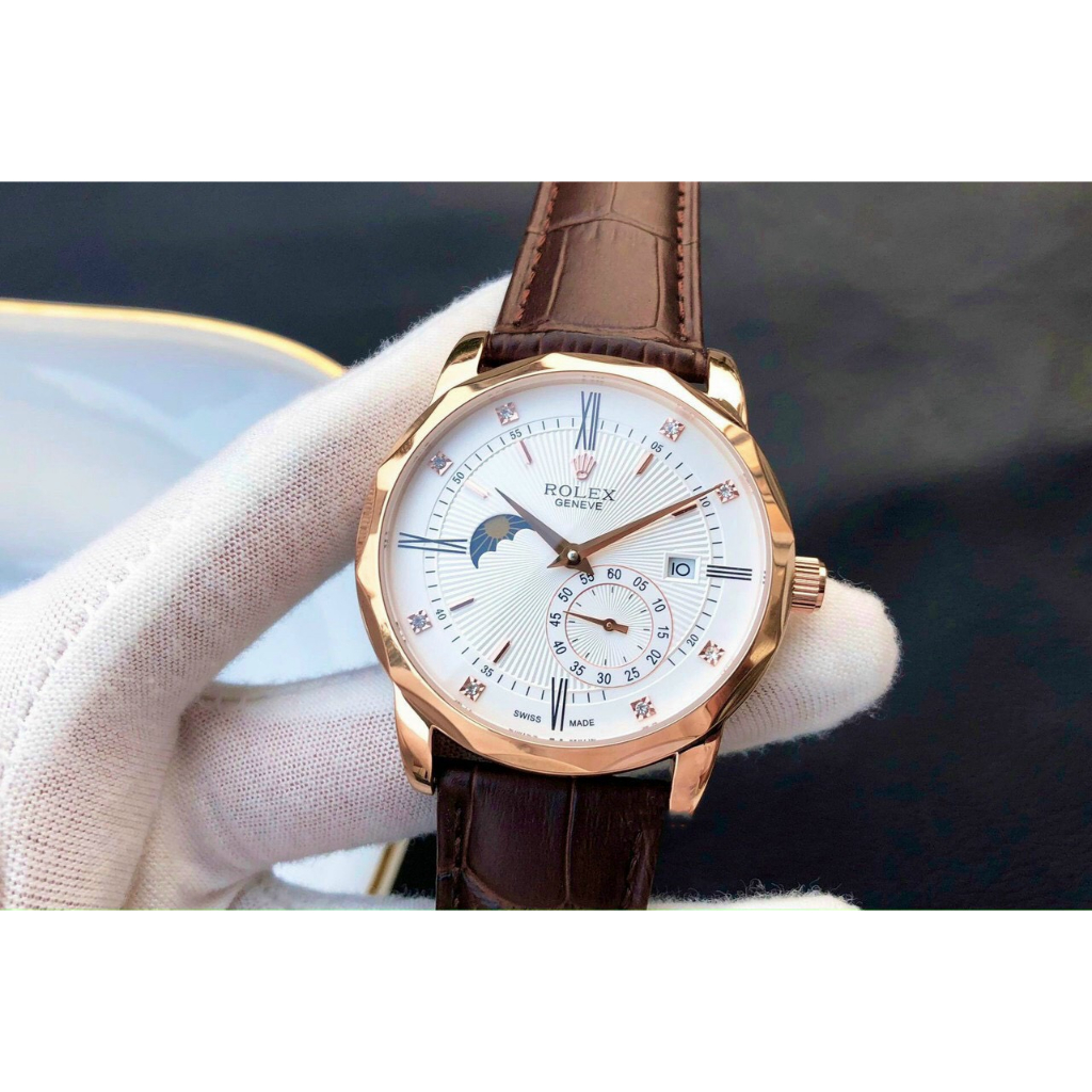 Đồng Hồ Nam Máy Cơ Tự Động Rolex Japan Cao Cấp Bảo Hành 12 tháng Tặng Kèm Tháo Chốt