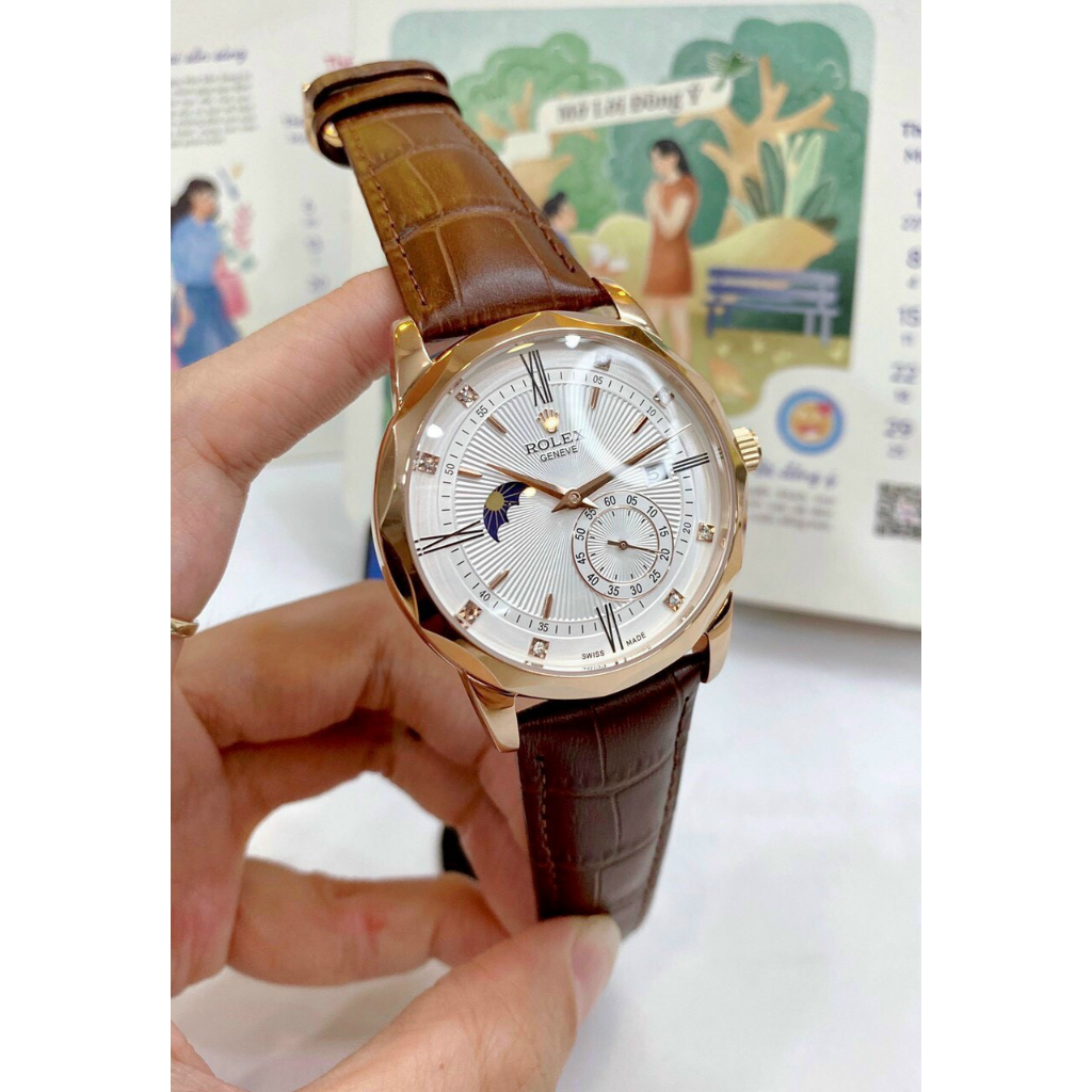 Đồng Hồ Nam Máy Cơ Tự Động Rolex Japan Cao Cấp Bảo Hành 12 tháng Tặng Kèm Tháo Chốt