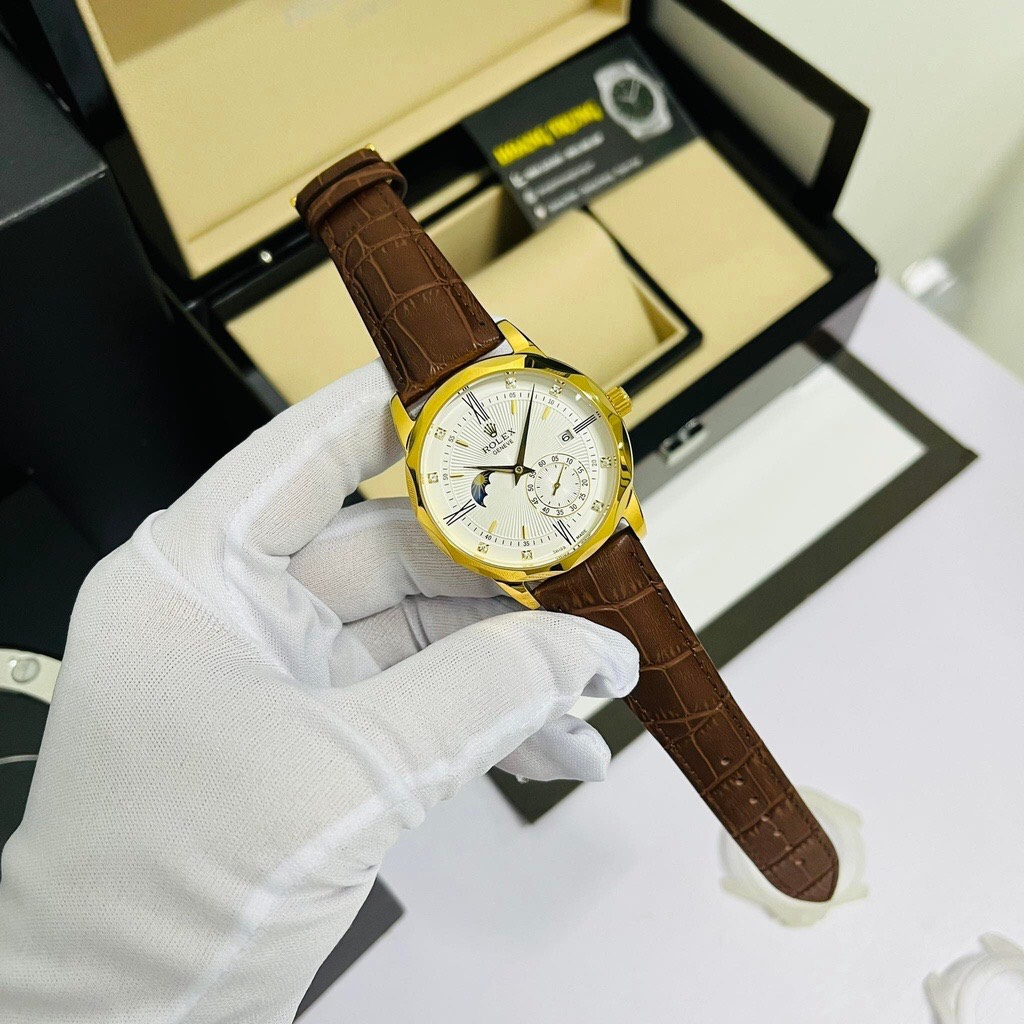 Đồng Hồ Nam Máy Cơ Tự Động Rolex Japan Cao Cấp Bảo Hành 12 tháng Tặng Kèm Tháo Chốt