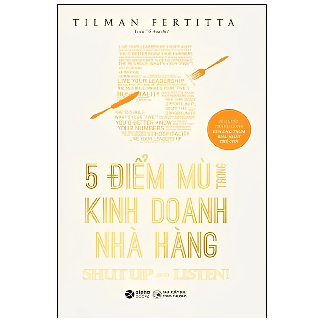 Bộ Sách Hay Nhất Về Kinh Doanh Nhà Hàng