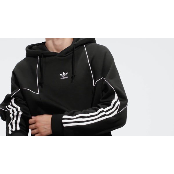 Adidas Big Trefoil Abstract Hoodie sẵn size XS S M âu