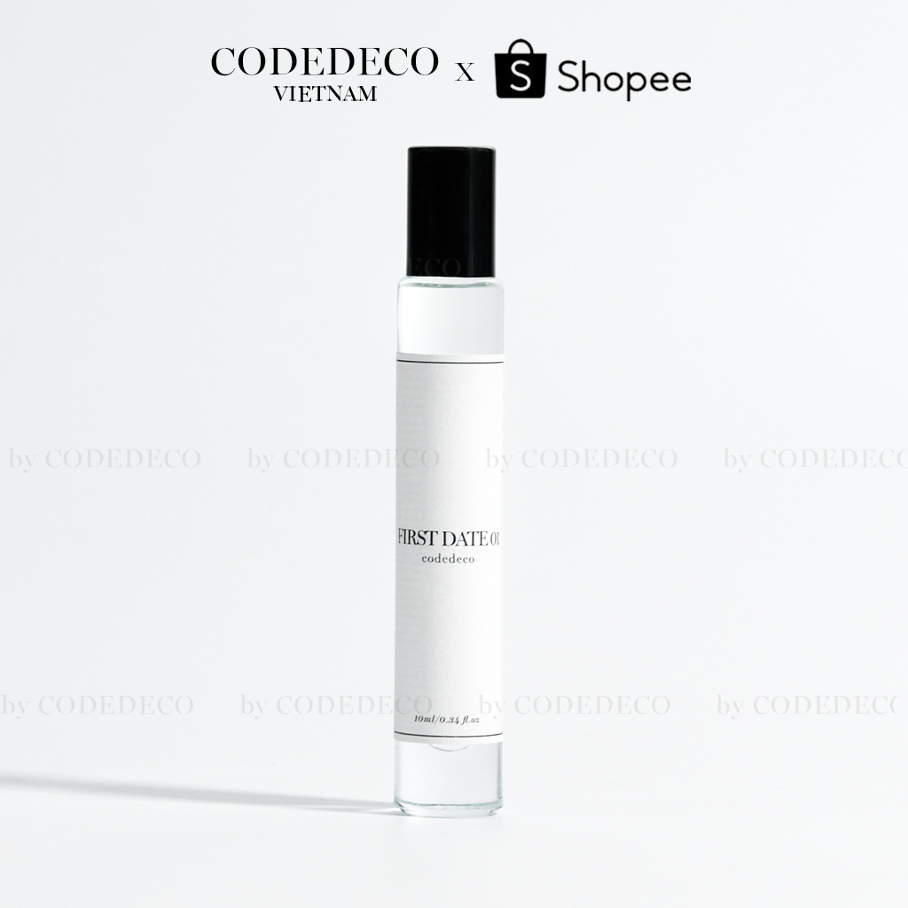 Tinh dầu thơm CODEDECO First Date 01 quyến rũ, sang trọng, lôi cuốn - 10ml dạng lăn