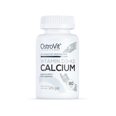 Viên Uống Bổ Sung Ostrovit Vitamin D3 K2 Calcium 90 Viên Chính Hãng