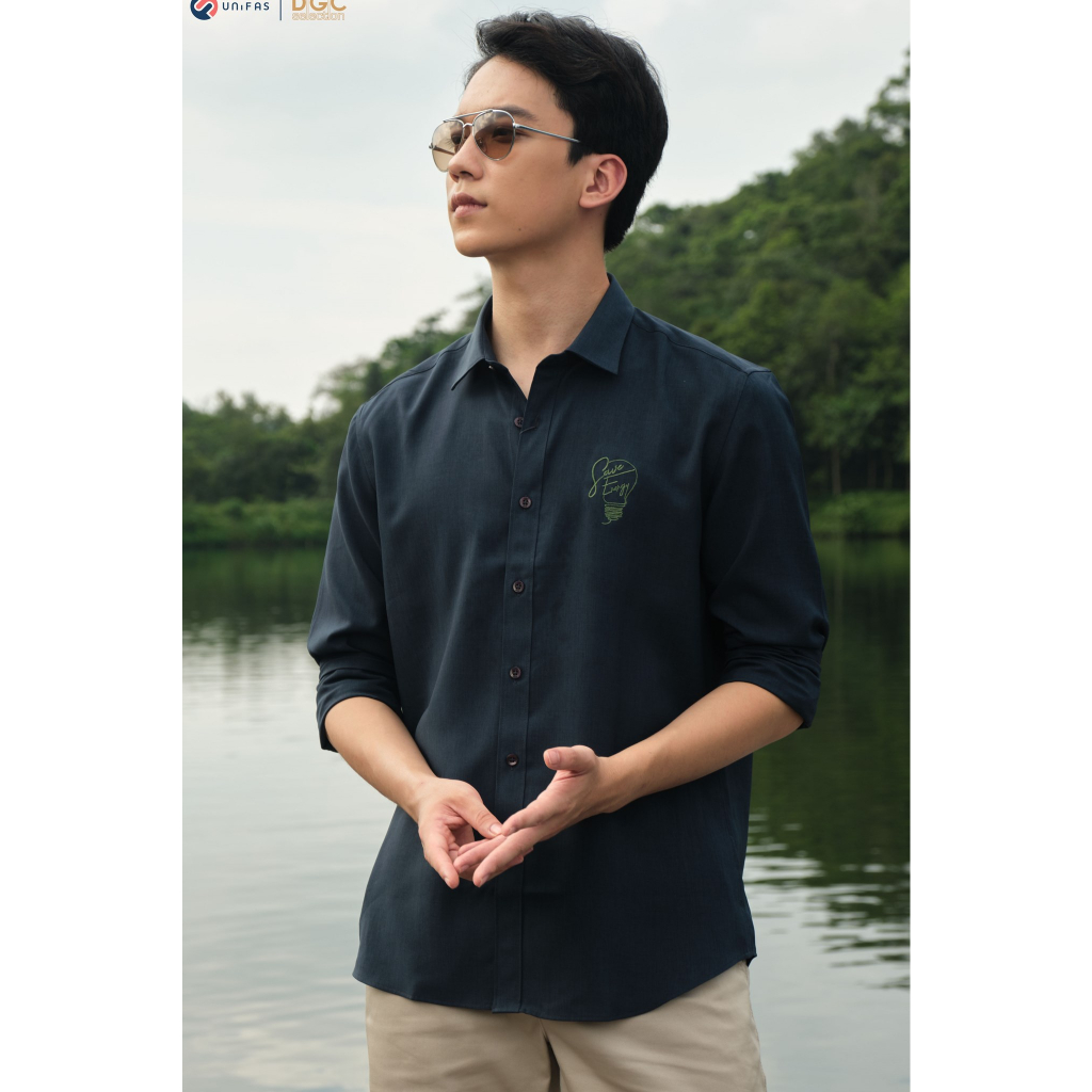 Áo sơ mi nam dài tay DGCs - Chống nhăn cao cấp - SASDBB15M.