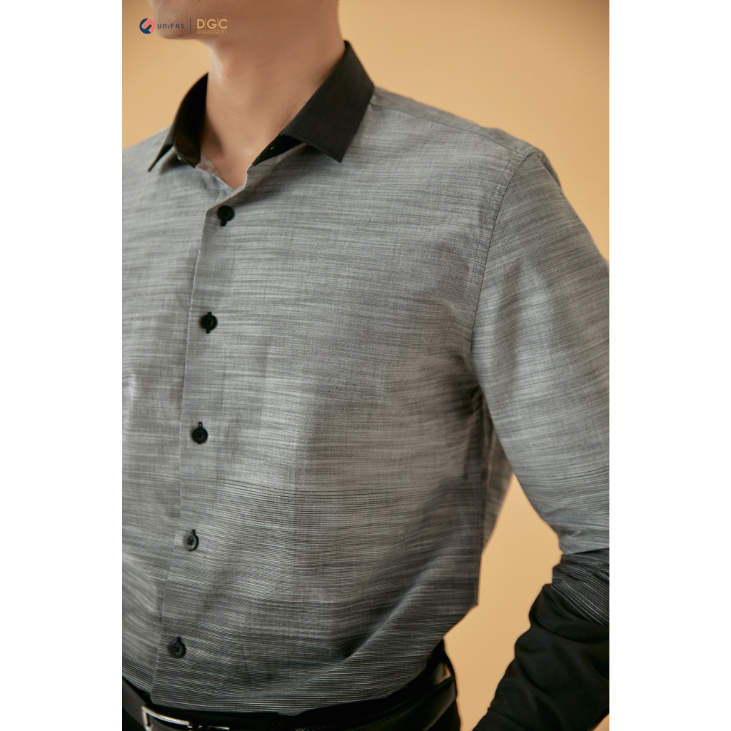 Áo sơ mi nam dài tay nam DGCs - Chất liệu cotton thoáng mát, thấm hút mồ hôi - SASDBB06M