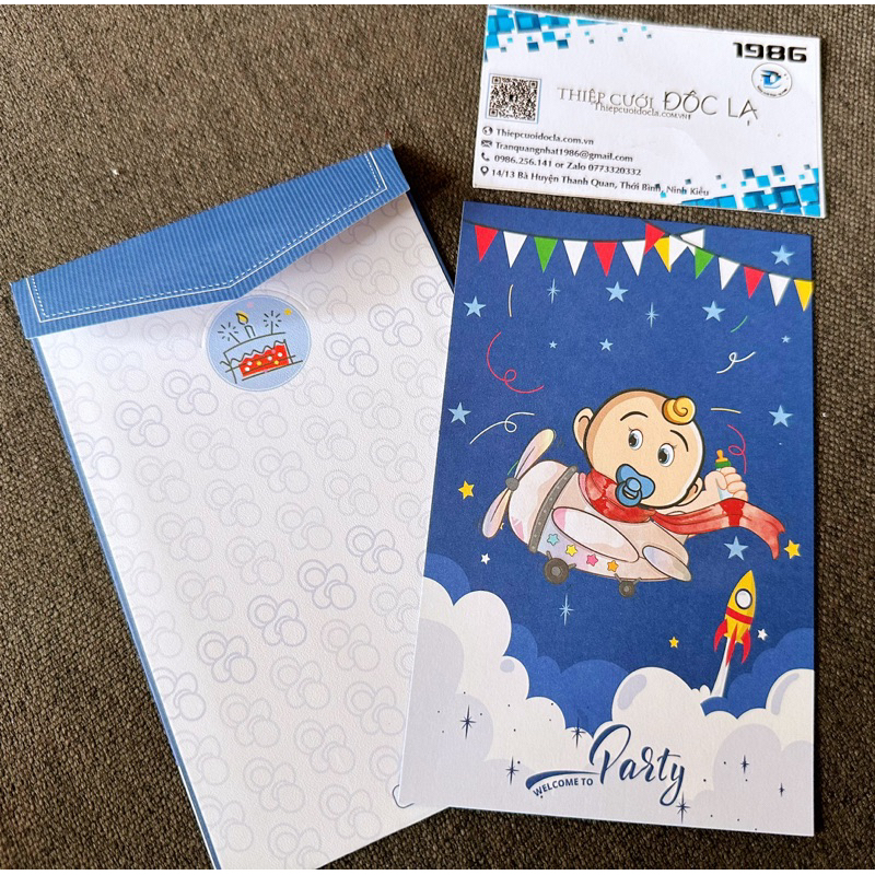 Thiệp Thôi nôi, Sinh nhật, Đầy tháng ước mơ của Bé